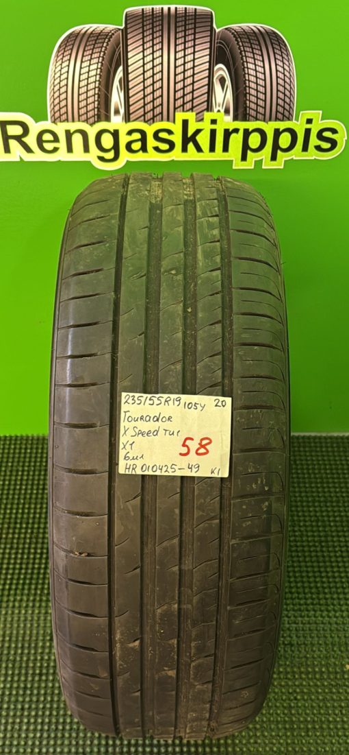235/55R19 Tourador X Speed TU1 105Y kesä 6mm / K1