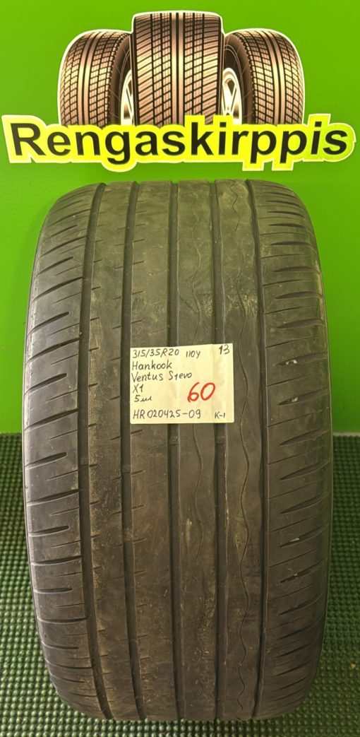 315/35R20 Hankook Ventus S1 Evo 110Y kesä 5mm / K1