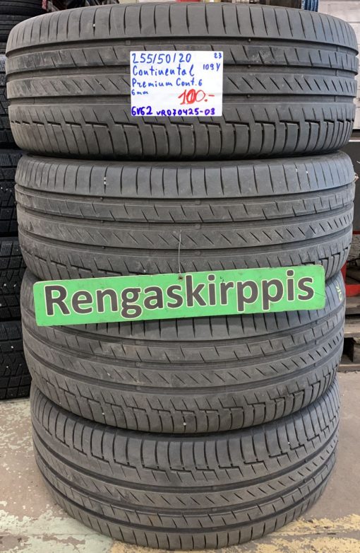 255/50R20 Continental PremiumContact 6 109Y kesä 6mm / 6V62