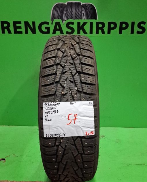 185/65R14 Nokian Nordman 7 90T nasta 9mm / 3V12