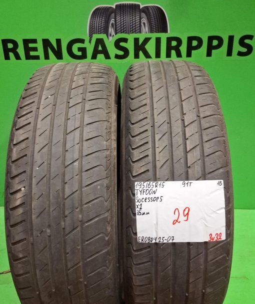 195/65R15 Tyfoon Sucessor 5 91T kesä 3,5mm / 3V32