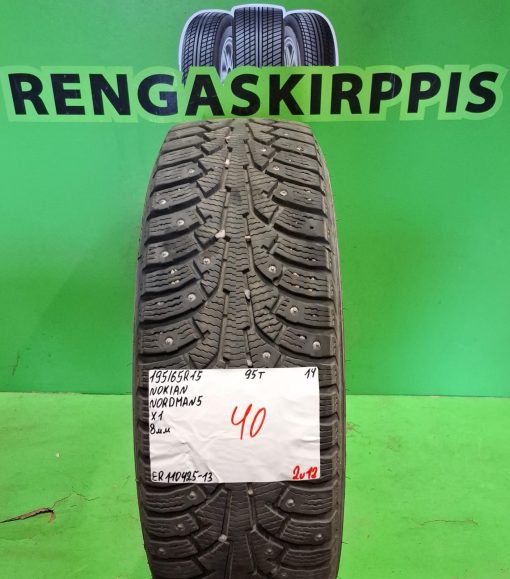195/65R15 Nokian Nordman 5 95T nasta 8mm / 2V12