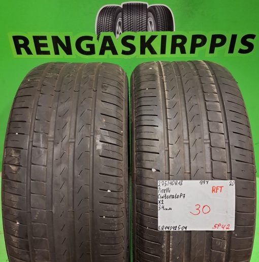 275/40R18 Pirelli Cinturato P7 99Y Runflat kesä 3-4mm / 5P42
