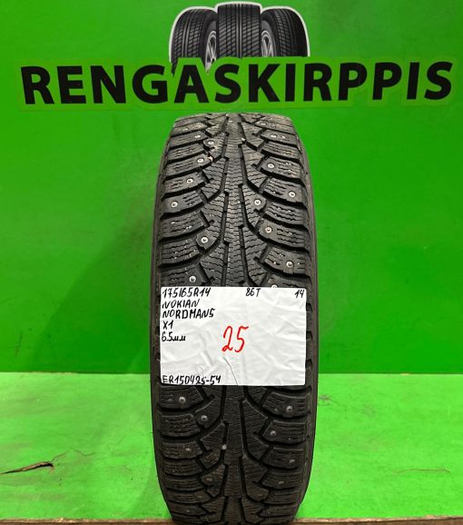 175/65R14 Nokian Nordman 5 86T nasta 6,5mm / 2V32