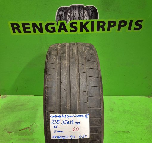 235/35R19 Continental SportContact 6 91Y kesä 5mm / 6-24