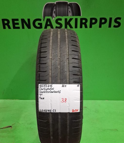 185/65R15 Continental ContiEcoContact 5 88H kesä 4mm / 2V31