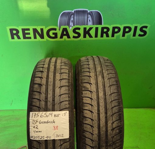 175/65R14 BFGoodrich 82T kesä 4mm / 3V12