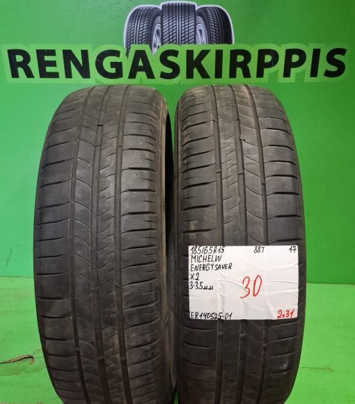 185/65R15 Michelin Energy Saver 88T kesä 3-3,5mm / 2V31