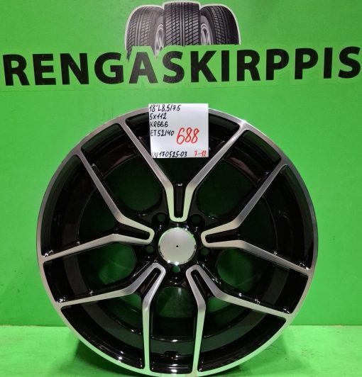 18" 5x112 ET40/52 K66,6 18"x7,5/8,5