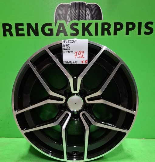 19" 5x112 ET49/43 K66,6 19"x9,0/8,0