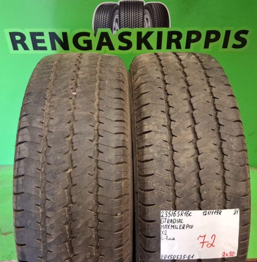 235/65R16C GT Radial Maxmiler Pro 121/119R kesä 6-7mm / 2V30