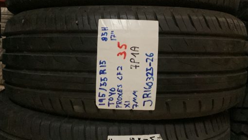 195/55R15 Toyo Proxes CF2 85H kesä 7mm / 5P11-1