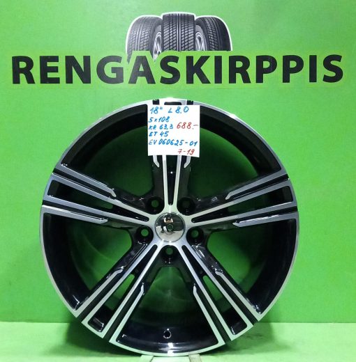 18" 5x108 ET45 K63,3 18"x8 / 7-19