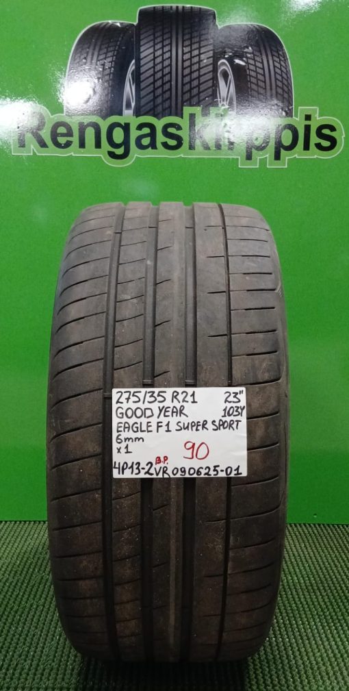 275/35R21 GoodYear Eagle F1 Super Sport 103Y kesä 6mm / 4P13-2