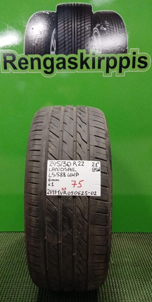 245/30R22 Landsail LS588 UHP 95W kesä 6mm / 2V11-1