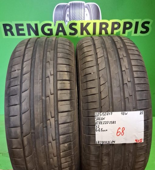 225/50R17 Sailun Atrezzo ZSR2 98W kesä 6-6,5mm / 4P32