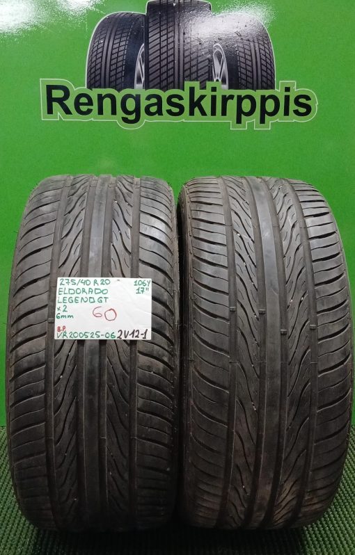 275/40R20 Eldorado Legend GT 106Y kesä 6mm / 2V12-1