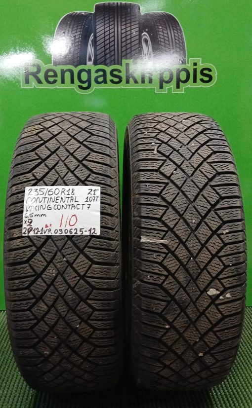 235/60R18 Continental VikingContact 7 107T kitka 6,5mm / 2P12-1