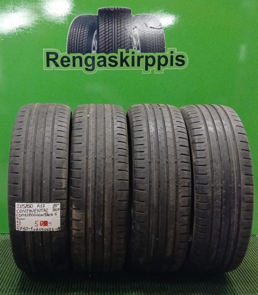 215/60R17 Continental ContiEco Contact 5 96H kesä 5mm / 5P10-1