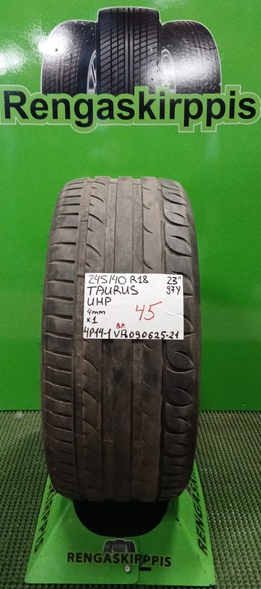 245/40R18 Taurus UHP 97Y kesä 4mm / 4P14-1