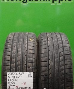 205/40R17 Minerva Radial F205 84W kesä 5,5mm / 4V13-1