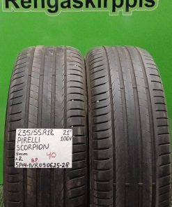 235/55R18 Pirelli Scorpion 100V kesä 4mm / 5P14-1
