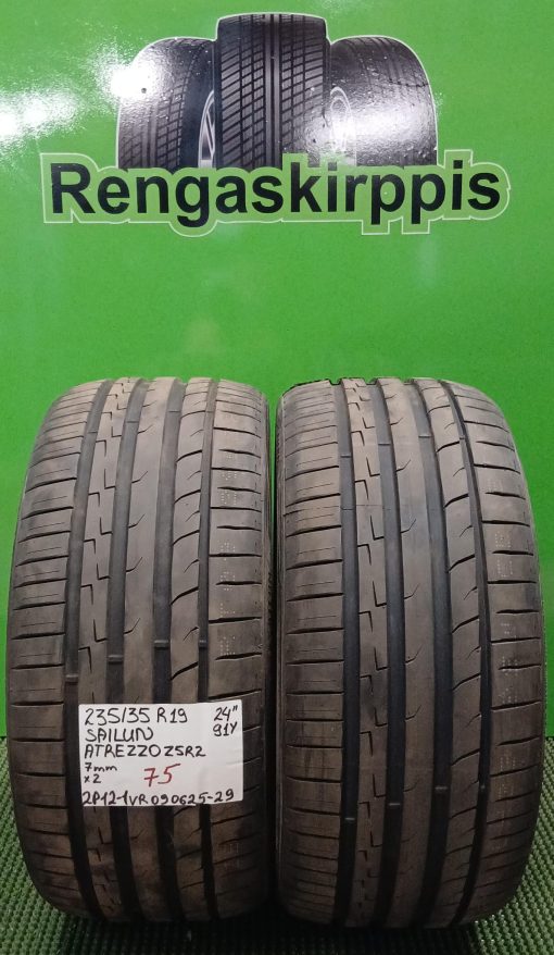 235/35R19 Sailun Atrezzo ZSR2 91Y kesä 7mm / 2P12-1