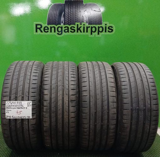 225/40R18 Continental PremiumContact 7 92Y kesä 5mm / 2P12-1