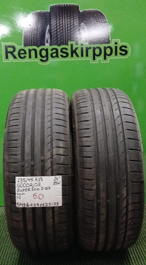 235/45R19 Goodride Zuper Eco Z-107 99W kesä 6mm / 5P12-1
