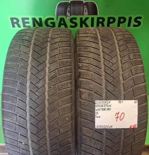 255/35R21 Vredestein Wintrac Pro 98Y kitka 5mm / 6-25