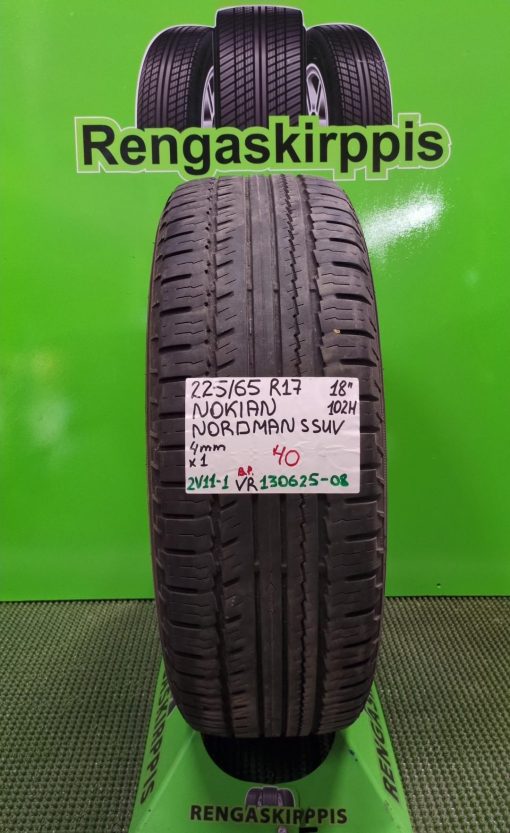 225/65R17 Nokian Nordman S Suv 102H kesä 4mm / 2V11-1