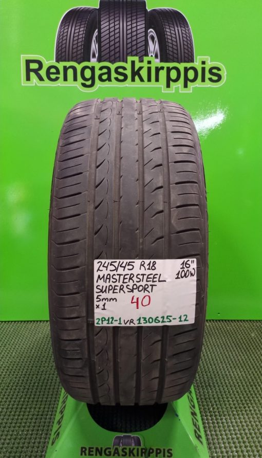 245/45R18 Mastersteel Super Sport 100W kesä 5mm / 2P12-1