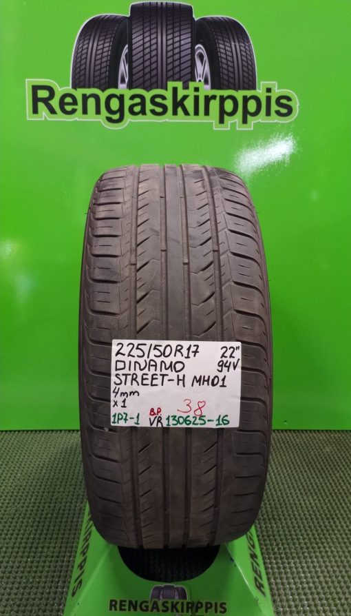 225/50R17 Dynamo Street-H MH01 94V kesä 4mm / 1P7-1