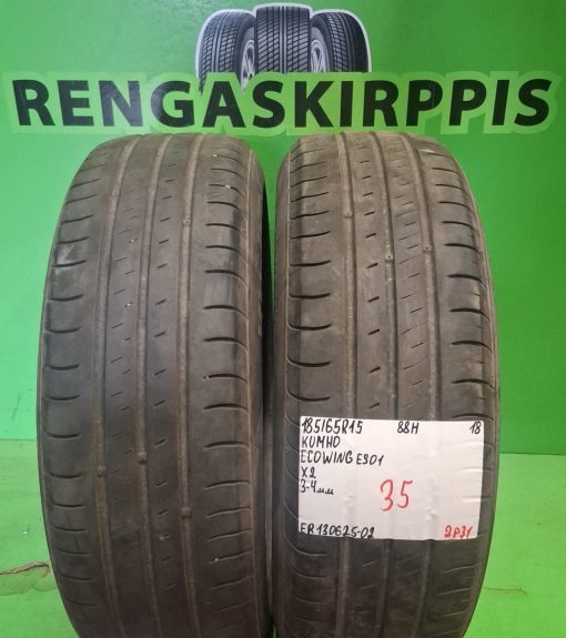 185/65R15 Kumho Eco Wing ES01 88H kesä 3-4mm / 2P31
