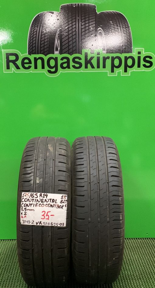 175/65R14 Continental ContiEcoContact 5 82T kesä 5,5mm / 3P13-2