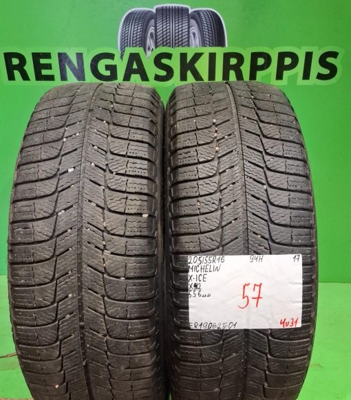 205/55R16 Michelin X-Ice 94H kitka 5,5-6mm / 4V31