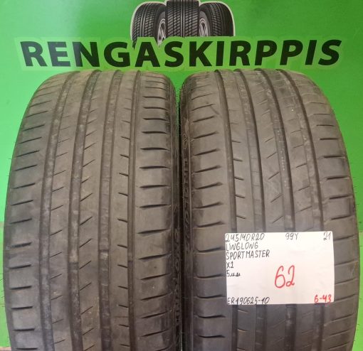 245/40R20 LingLong SportMaster 99Y kesä 5mm /  6-43