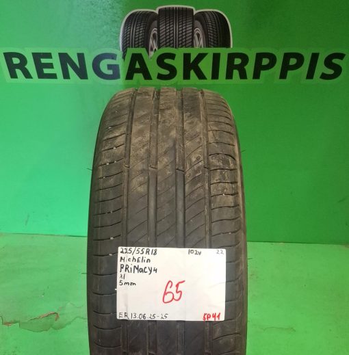 225/55R18 Michelin Primacy 4 102V kesä 5mm / 5P41