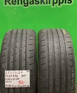 225/35R20 Federal Evoluzion 90Y kesä 4,5mm / 3V16-1