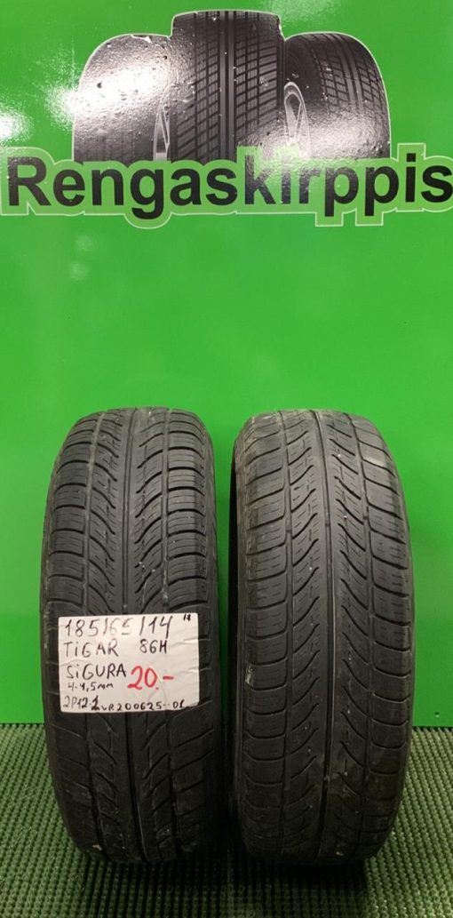 185/65R14 Tigar Sigura 86H kesä 4-4,5mm / 2P12-1
