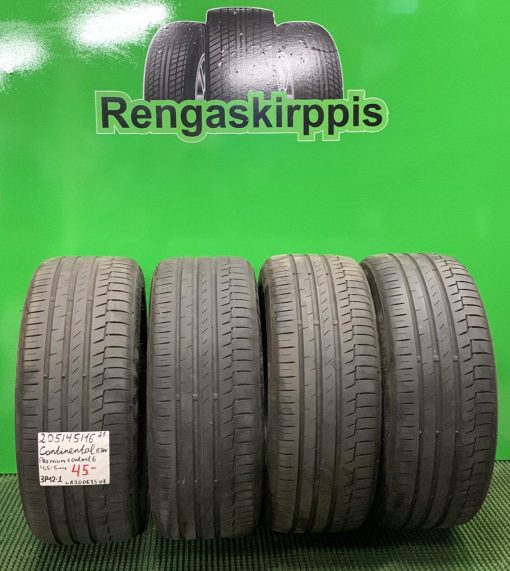 205/45R16 Continental PremiumContact 6 83W kesä 4,5-5mm / 3P12-1