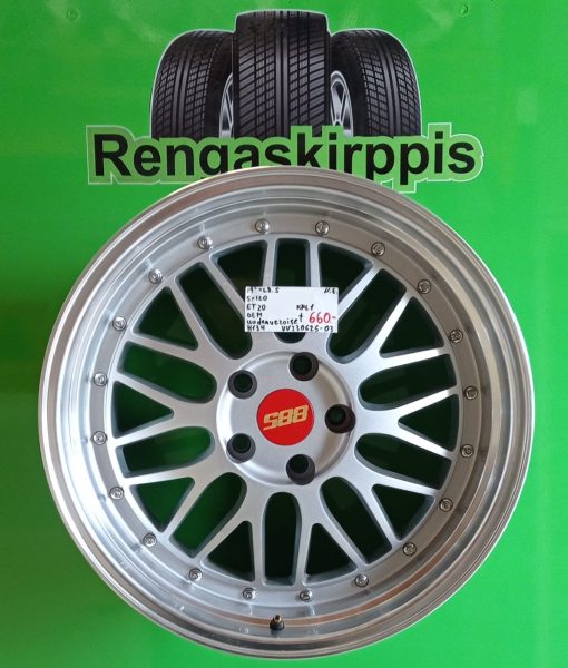 19" 5x120 ET20 K74,1 19"x8,5 Oem uudenveroiset / H134