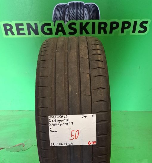 245/35R20 Continental SportContact 7 95Y kesä 5mm / 6-44