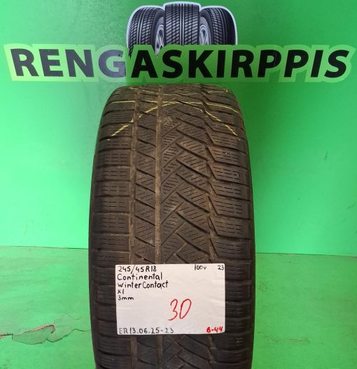 245/45R18 Continental WinterContact 100V kitka 3mm / 6-44