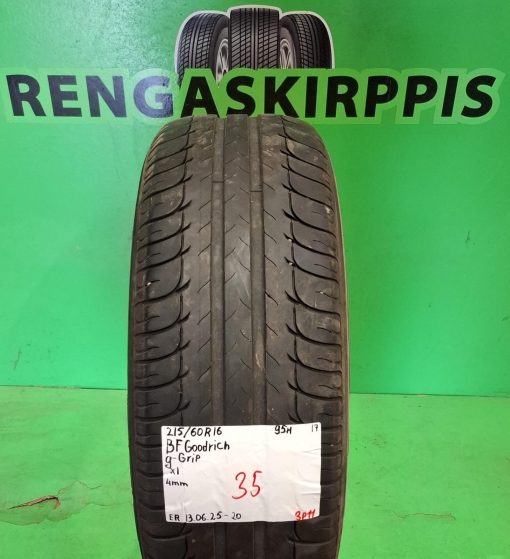 215/60R16 BFGoodrich G-Grip 95H kesä 4mm / 3P11