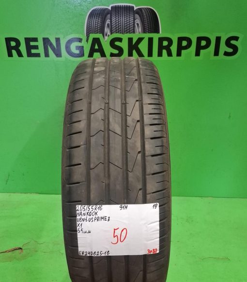 205/55R16 Hankook Ventus Prime 3 91H kesä 5,5mm / 3P32