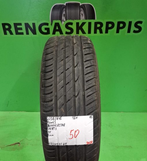 205/60R16 PointS Summerstar Sport 3 91H kesä 6mm / 3P22