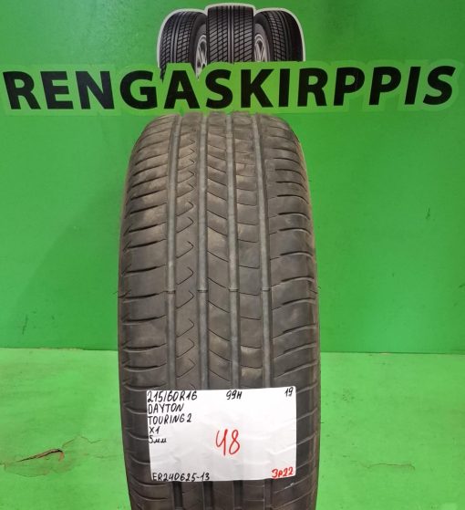 215/60R16 Dayton Touring 2 99H kesä 5mm / 3P22