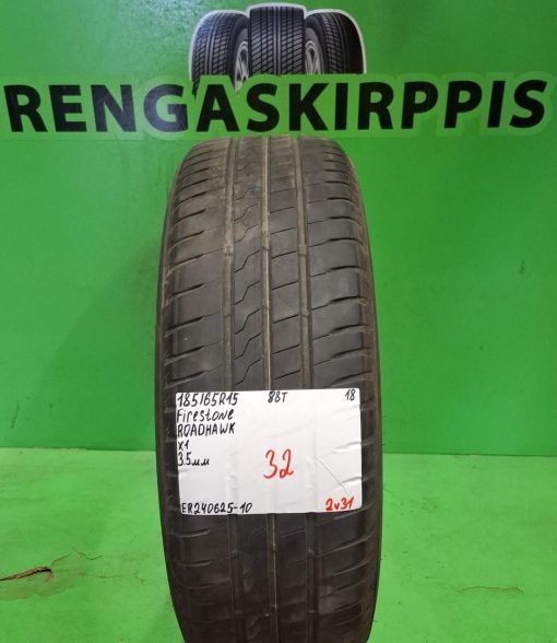 185/65R15 Firestone Roadhawk 88T kesä 3,5mm / 2V31