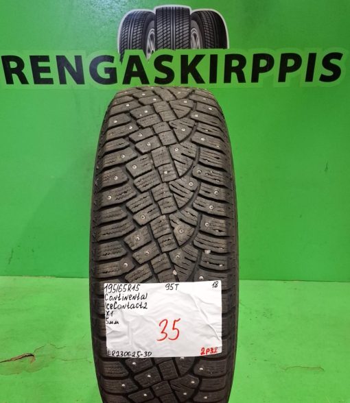 195/65R15 Continental IceContact 2 95T nasta 5mm / 2P32